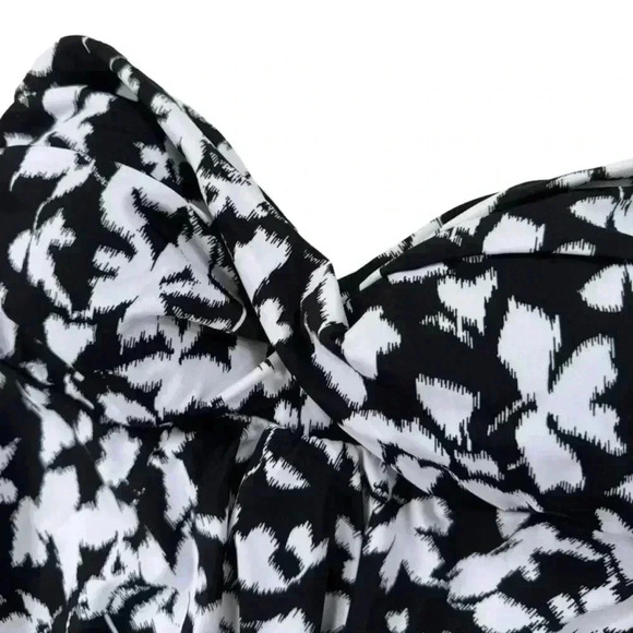 SWIM SOLUTIONS Bust Support Flyaway Convertible Tankini Swim Top - Picture 7 of 8